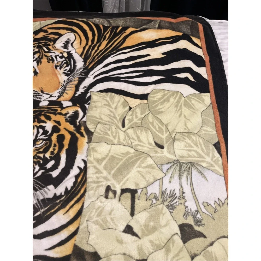 Beach Towel Sun Days 100% Cotton JC Penney Made in Brazil‎ Tigers